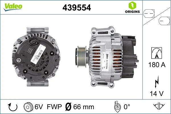 Generator / Alternator VALEO 439554