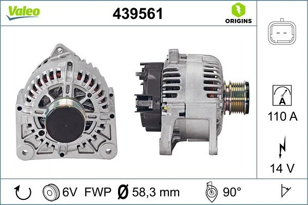 Generator / Alternator VALEO 439561