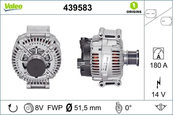 Generator / Alternator VALEO 439583