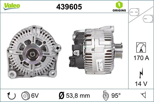 Generator / Alternator VALEO 439605