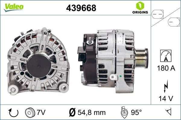 Generator / Alternator VALEO 439668