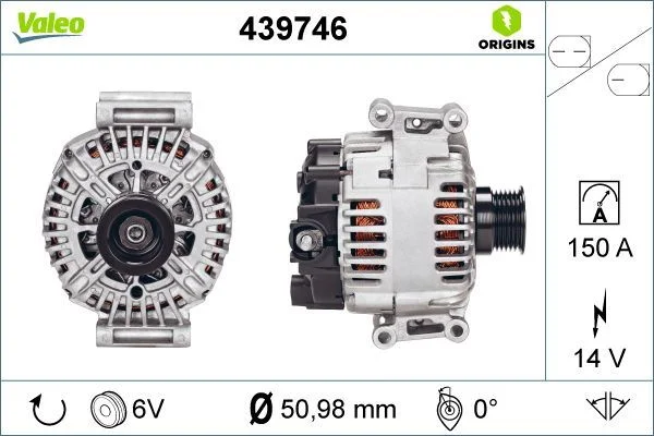 Generator / Alternator VALEO 439746