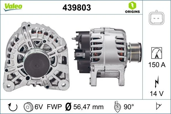 Generator / Alternator VALEO 439803