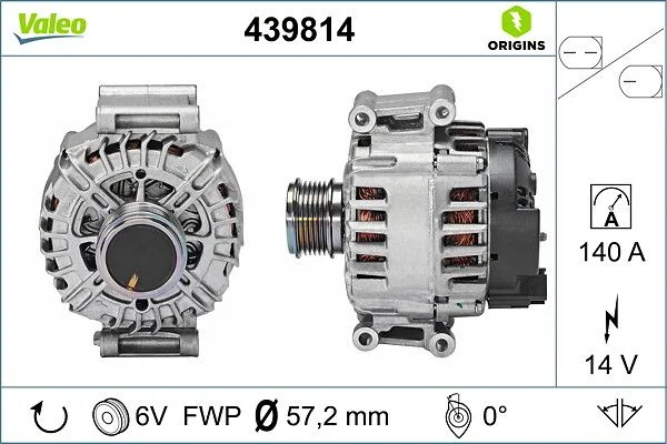Generator / Alternator VALEO 439814