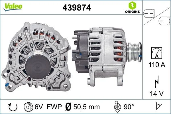 Generator / Alternator VALEO 439874