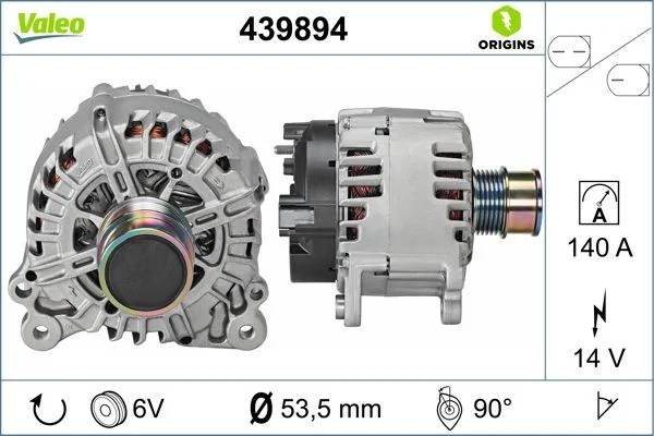 Generator / Alternator VALEO 439894
