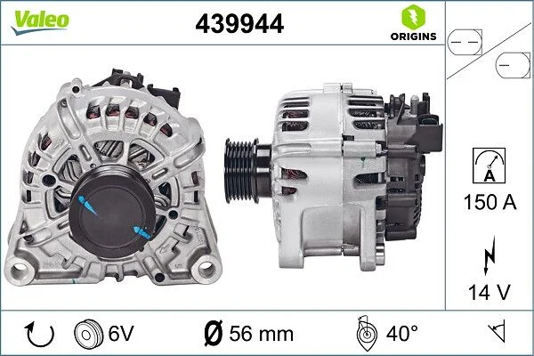 Generator / Alternator VALEO 439944