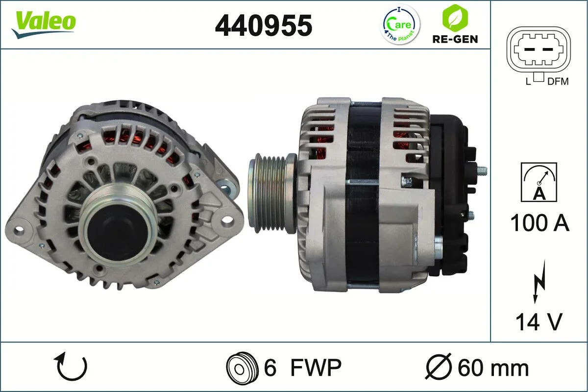 Generator / Alternator VALEO 440955