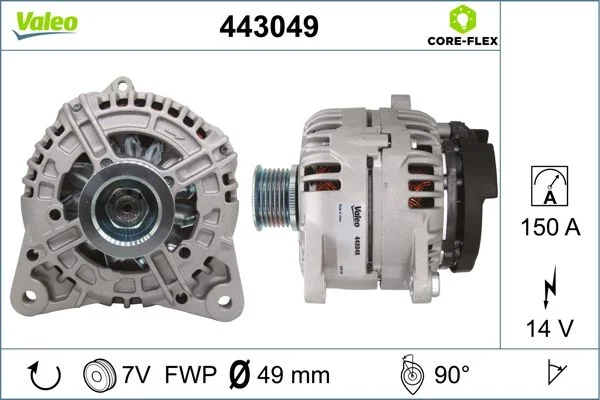 Generator / Alternator VALEO 443049
