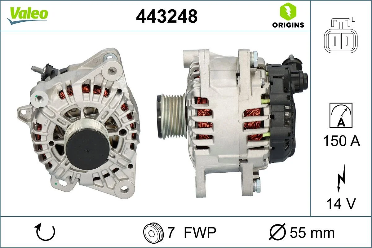 Generator / Alternator VALEO 443248
