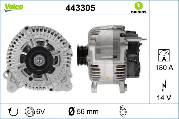 Generator / Alternator VALEO 443305
