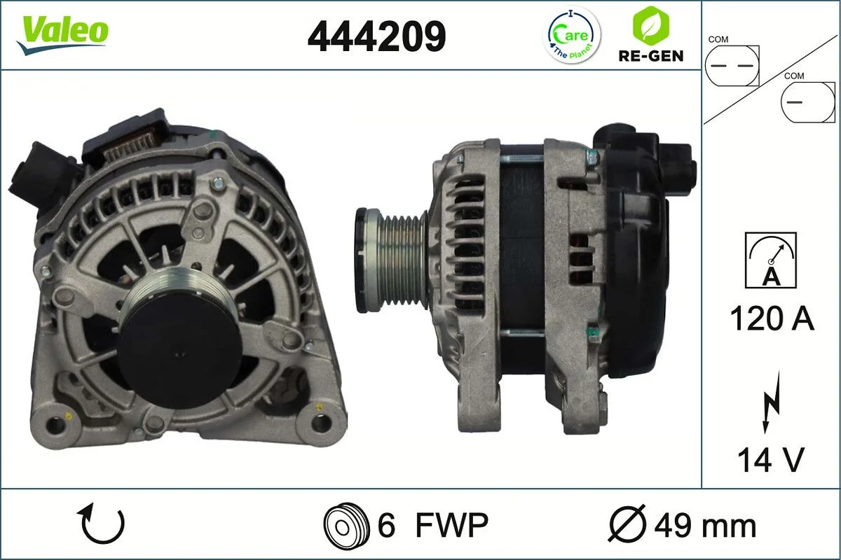 Generator / Alternator VALEO 444209