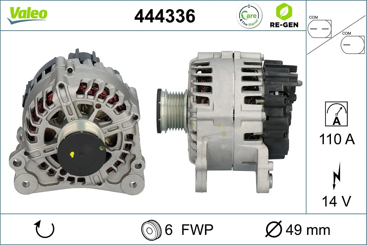 Generator / Alternator VALEO 444336
