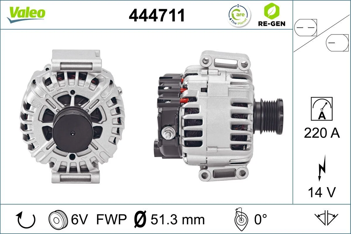 Generator / Alternator VALEO 444711