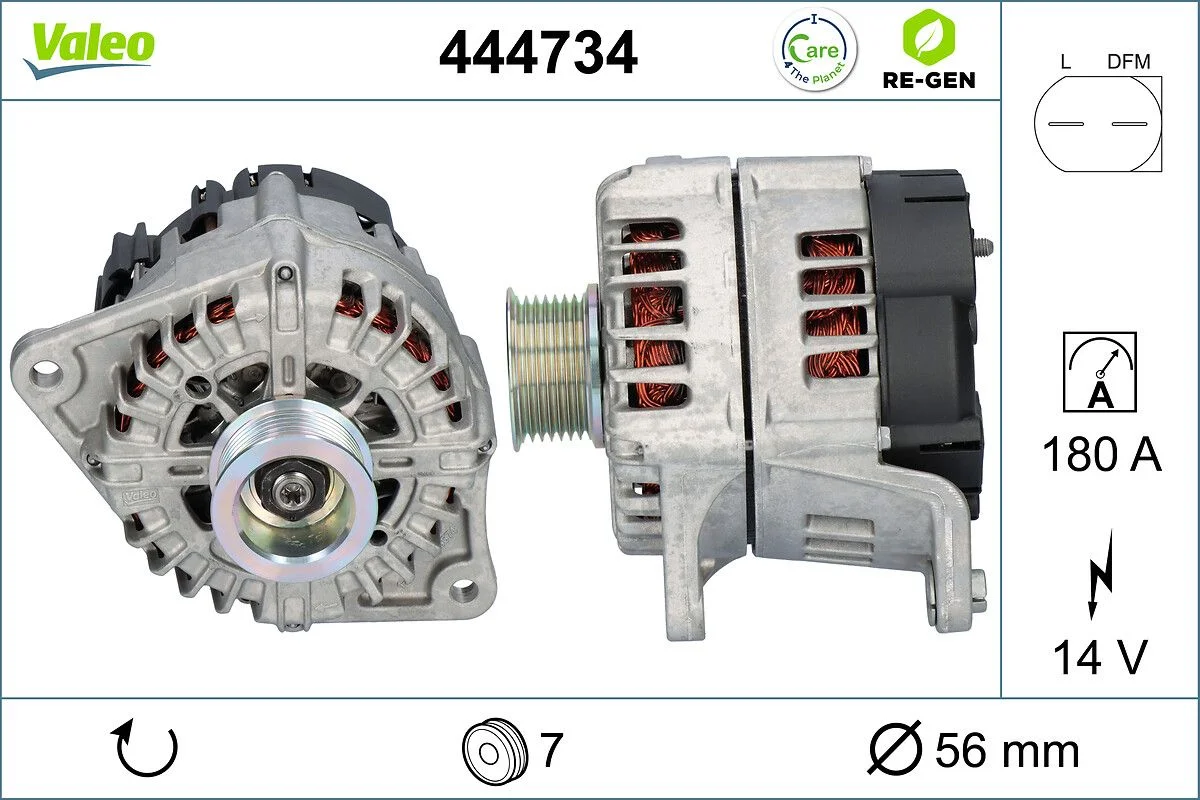 Generator / Alternator VALEO 444734
