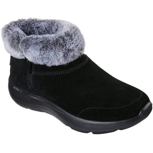 Ghete femei Skechers On-the-go Encore - Snow-cappe 144848-BKGY, 37, Negru