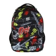 Ghiozdan Next Level, 2 compartimente, colectia 4EverRock, 48x33x20 cm