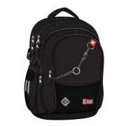 Ghiozdan scolar Majewski ST Right, BP01, X White, 4 compartimente, 43 x 32 x 21 cm