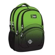 Ghiozdan scolar Majewski ST Right, BP05, Green Gradient, 4 compartimente, 42 x 30 x 19 cm