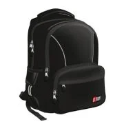 Ghiozdan scolar Majewski ST Right, BP76, St Black, 3 compartimente, 44 x 30 x 20 cm