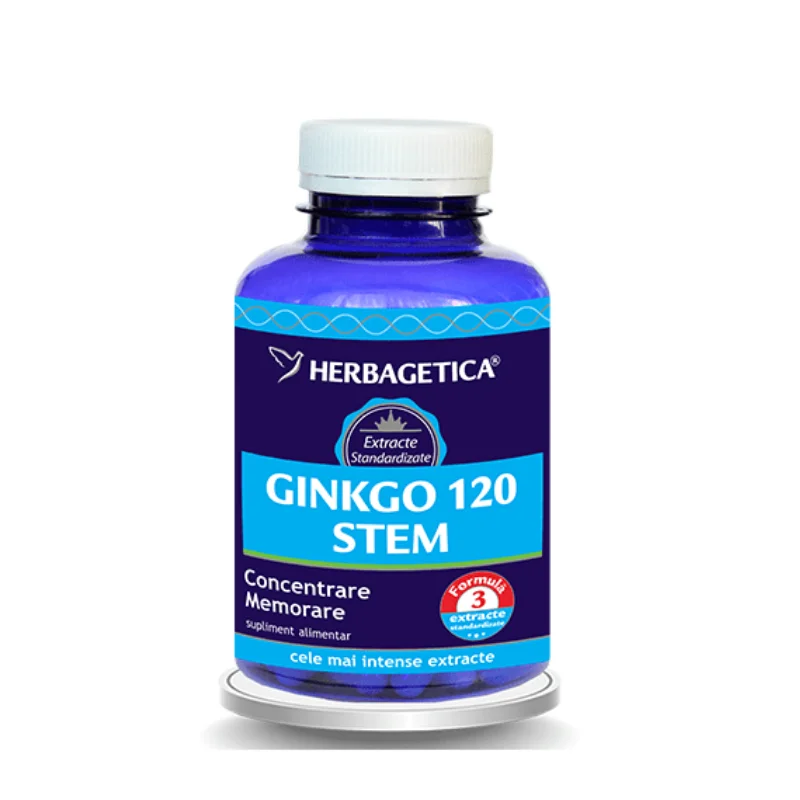 Ginkgo 120 stem , 120 capsule, Herbagetica