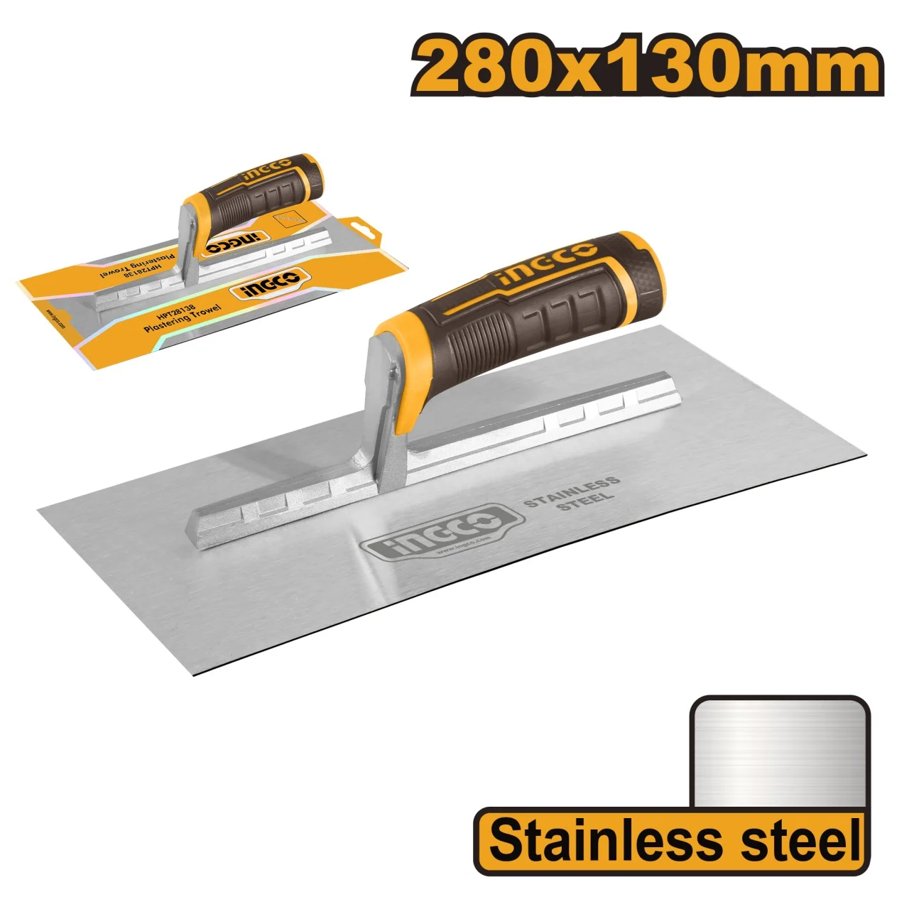 Gletiera Dreapta 280x130mm INGCO HPT28138 – Maner Ergonomic, Suport Aluminiu