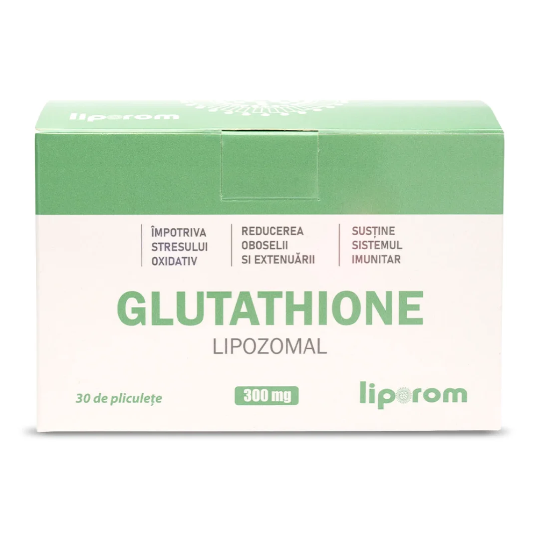 Glutathion Lipozomal, 300 mg, 30 plicuri, Liporom