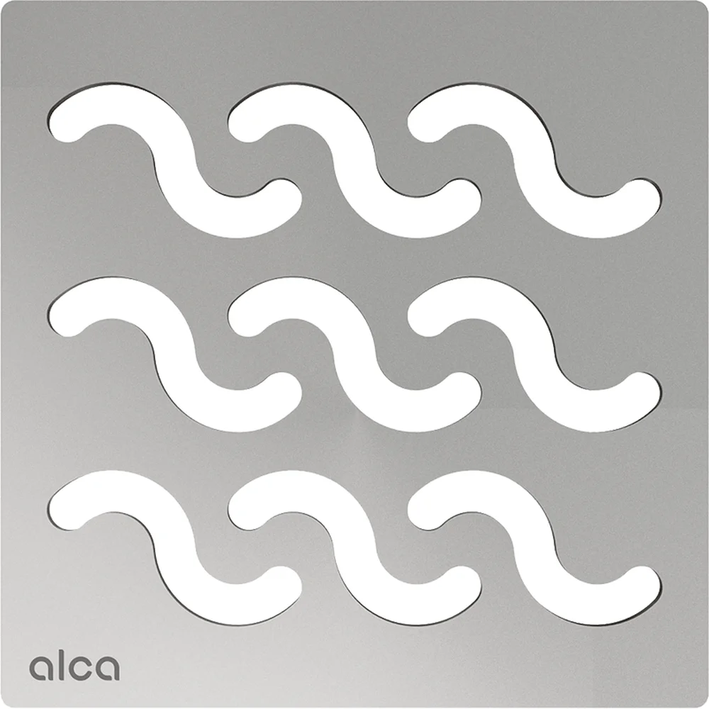 Gratar sifon pardoseala din otel inoxidabil 102x102 mm Alcadrain MPV002