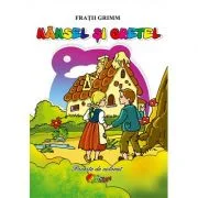 Hansel si Gretel. Poveste de colorat - Fratii Grimm