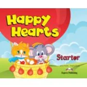 Happy Hearts, Starter, Pupils Pack. Curs de limba engleza pentru prescolari cu multirom si fise de lucru - Jenny Dooley