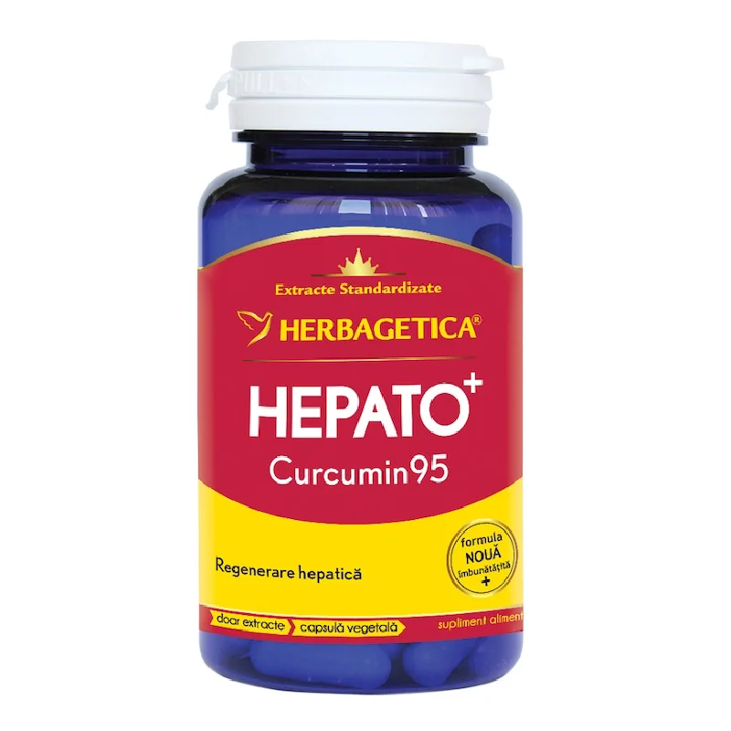 Hepato+ Curcumin 95, 30 capsule, Herbagetica
