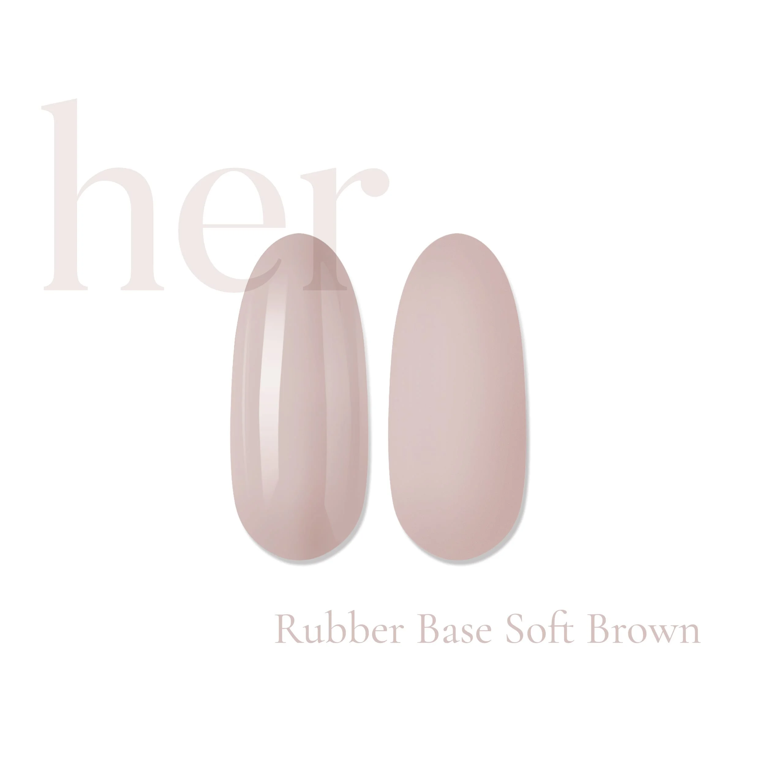 Her Rubber Base Soft Brown - Everin