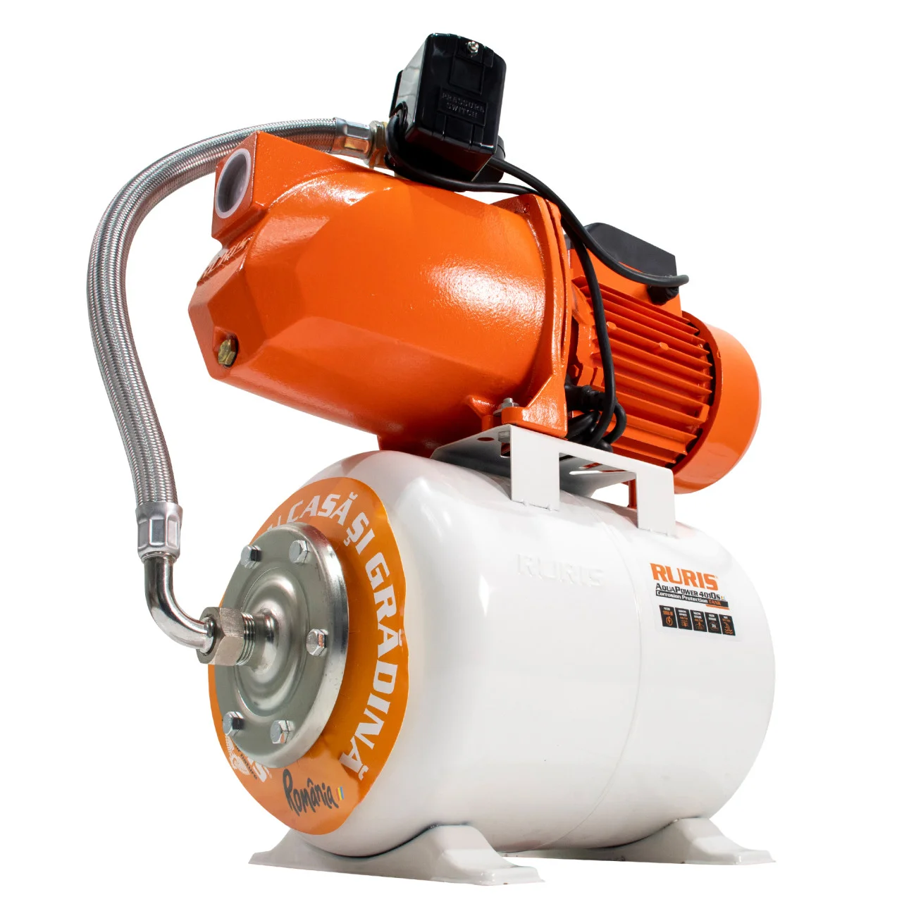 Hidrofor Ruris AquaPower 4010, 24 Litri, 1800 W, H Refulare 70 m