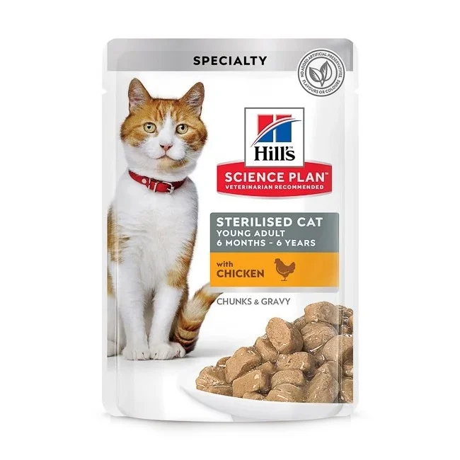 Hill's Feline Adult Sterilised Adult Plic, 85 grame