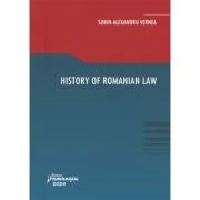 History of Romanian law - Sorin-Alexandru Vernea