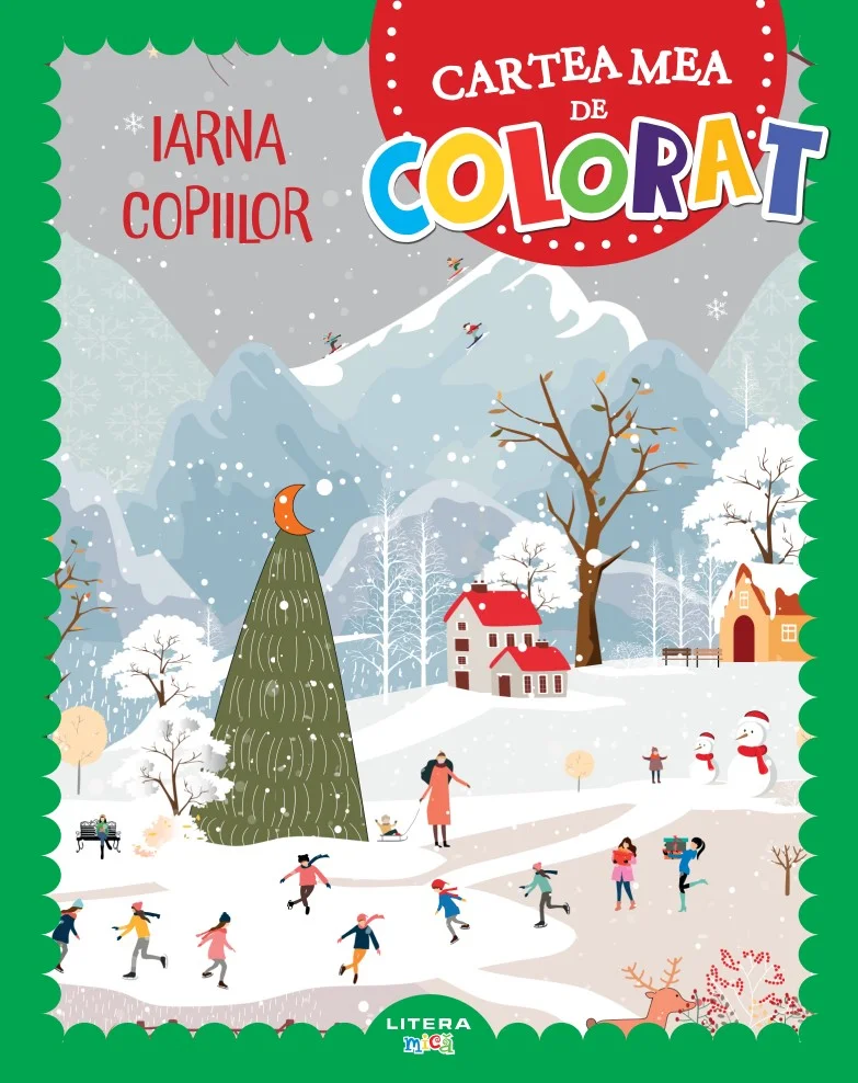 Iarna copiilor. Cartea mea de colorat