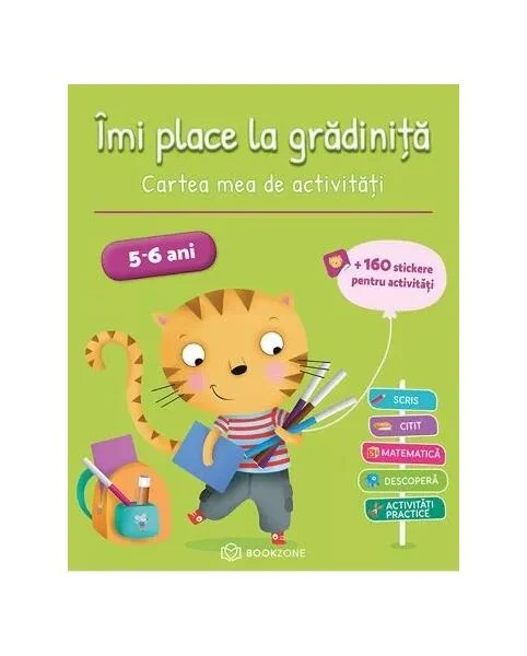 Îmi place la grădiniță – 5-6 ani - Paperback brosat - Kerstin Hache-Thibon - Bookzone