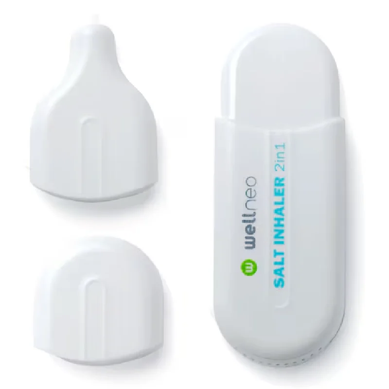 Inhalator Salt Inhaler 2in1, alb, Wellneo