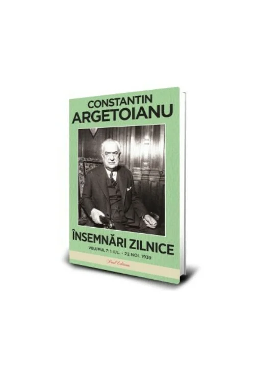 Insemnari zilnice. Volumul 7, 1 iulie - 22 noiembrie 1939