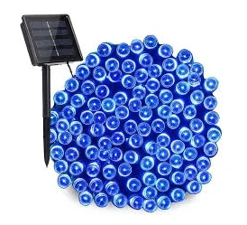 Instalatie solara decorativa 450 LED lungime 45  metri 1500 12 ALBASTRA