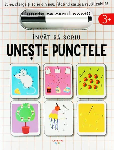 Învăț să scriu: Unește punctele - Paperback - Oana Neacșu - Litera mică