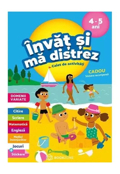 Învăț și mă distrez – 4-5 ani - Paperback brosat - Stéphanie Grison - Bookzone