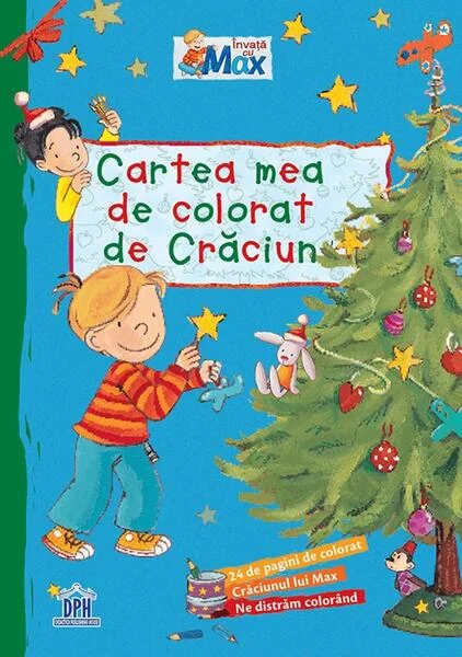Învață cu Max - Cartea mea de colorat de Crăciun - Paperback - Christian Tielmann - Didactica Publishing House