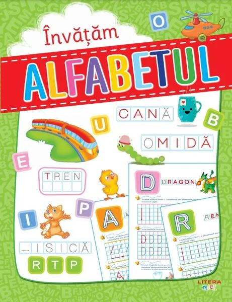 Învățăm alfabetul - Paperback brosat - Litera mică