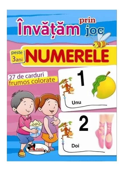 Învățăm prin joc Numerele. Cărți de joc educative (+3 ani) - Board book - *** - Aramis