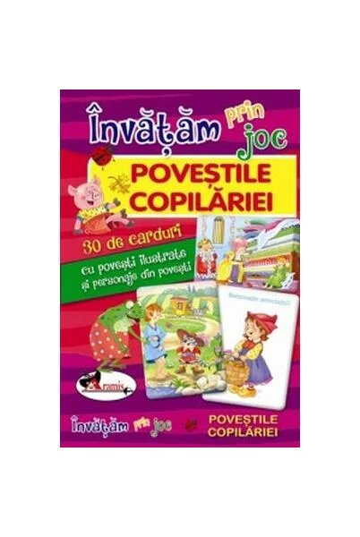 Învățăm prin joc Poveștile copilăriei. Cărți de joc educative (+6 ani) - Board book - *** - Aramis