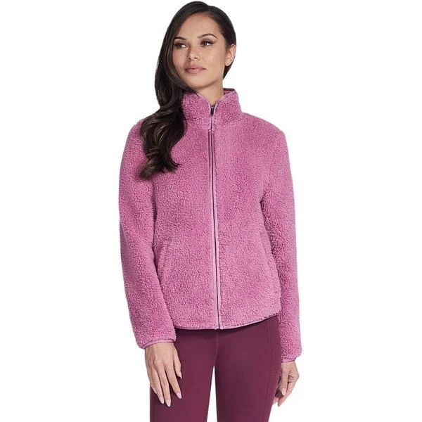 Jacheta femei Skechers Skech-Sherpa Jacket JA218-ROS, M, Roz
