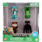 JADA MINECRAFT SET 4 FIGURINE METALICE 6. 5CM