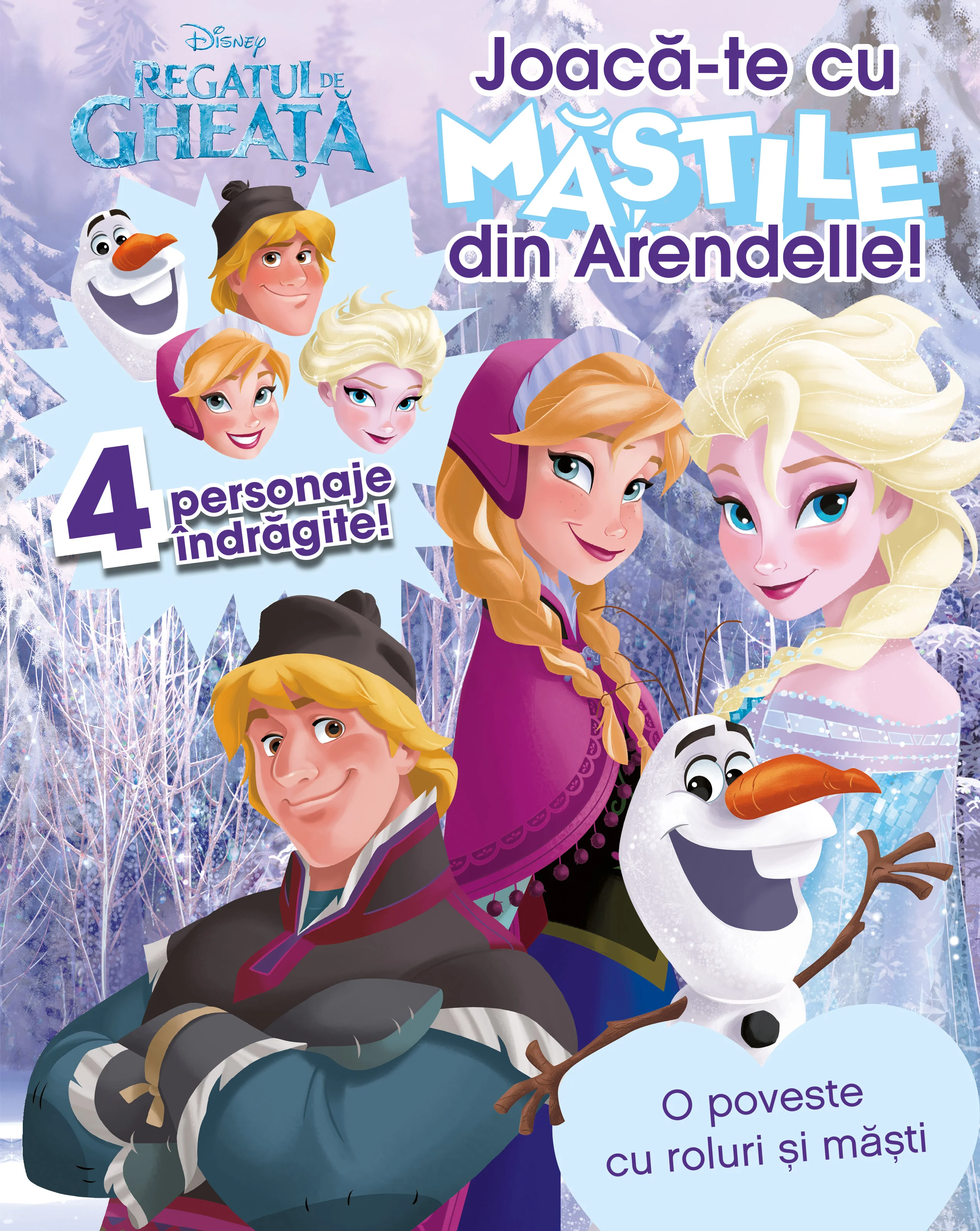 Joacă-te cu măștile din Arendelle. O poveste cu roluri și măști