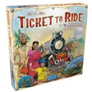 Joc de societate, Ticket to Ride, extensie, Collection India &amp; Swiss, limba engleza